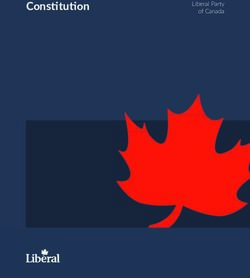Constitution Liberal Party of Canada