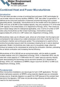 Combined Heat and Power Microturbines - Water ...
