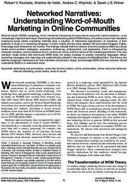 Networked Narratives: Understanding Word-of-Mouth Marketing in Online Communities