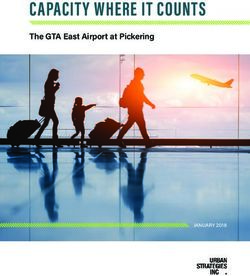 CAPACITY WHERE IT COUNTS - The GTA East Airport at Pickering - JANUARY 2018 - Region of Durham