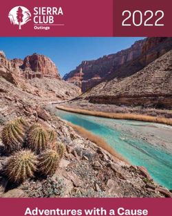 2022 Adventures with a Cause - Sierra Club