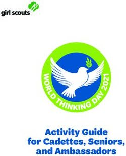 Activity Guide for Cadettes, Seniors, and Ambassadors - Girl Scouts