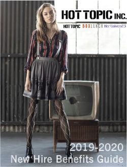 2019-2020 New Hire Benefits Guide - Hot Topic Benefits