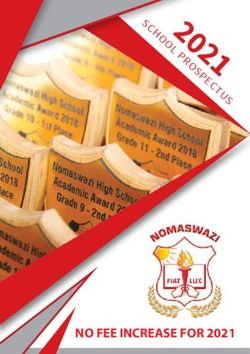 NO FEE INCREASE FOR 2021 - Nomaswazi High School