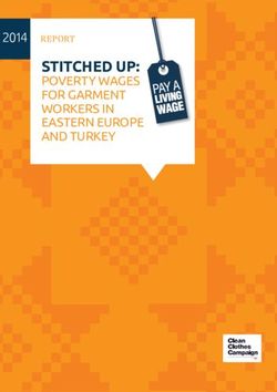 Report Stitched Up: Poverty wages for garment workers in eastern euroPe and turkey