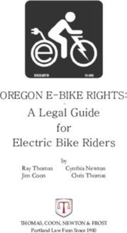 OREGON E-BIKE RIGHTS: A Legal Guide for Electric Bike Riders by Ray Thomas Jim Coon