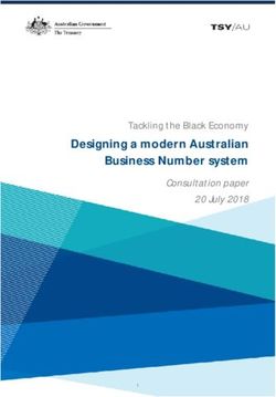 Designing a modern Australian Business Number system - Tackling the Black Economy - Treasury
