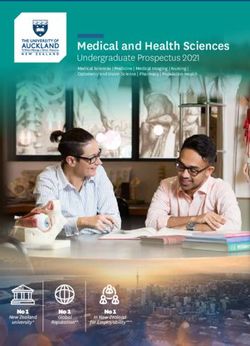 Medical and Health Sciences - Undergraduate Prospectus 2021 - The University ...