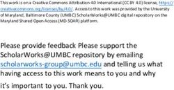 Please provide feedback Please support the ScholarWorks@UMBC repository by emailing and telling us what having access ...