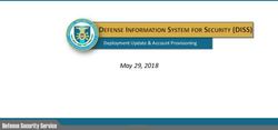 May 29, 2018 Deployment Update & Account Provisioning - DSS