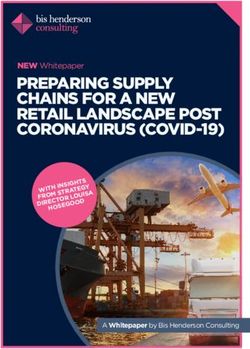 PREPARING SUPPLY CHAINS FOR A NEW RETAIL LANDSCAPE POST CORONAVIRUS (COVID-19) - NEW Whitepaper
