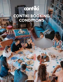 CONTIKI BOOKING CONDITIONS