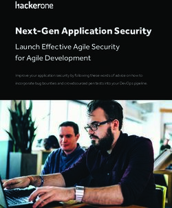 Next-Gen Application Security - Launch Effective Agile Security for Agile Development - HackerOne