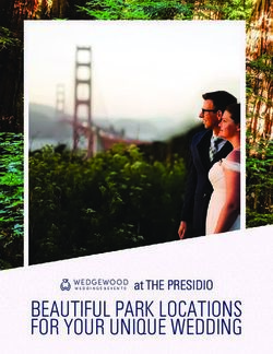 BEAUTIFUL PARK LOCATIONS FOR YOUR UNIQUE WEDDING - WEDGEWOOD