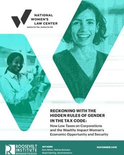 RECKONING WITH THE HIDDEN RULES OF GENDER IN THE TAX CODE: How Low Taxes on Corporations and the Wealthy Impact Women's Economic Opportunity and ...