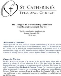 The Liturgy of the Word with Holy Communion from Reserved Sacrament, Rite Two - St. Catherine's ...