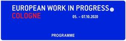 PROGRAMME 05 07.10.2020 - European Work in Progress Cologne