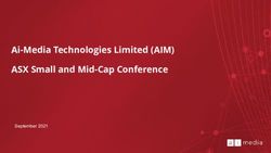 Ai-Media Technologies Limited (AIM) ASX Small and Mid-Cap Conference - September 2021