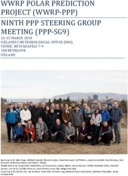 WWRP POLAR PREDICTION PROJECT (WWRP-PPP) NINTH PPP STEERING GROUP MEETING (PPP-SG9)