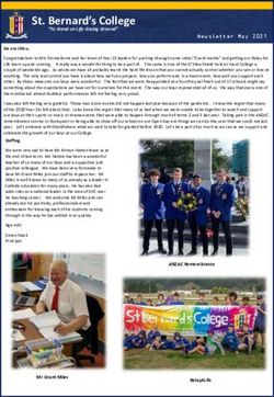 St. Bernard's College - "To Stand on Life-Giving Ground"