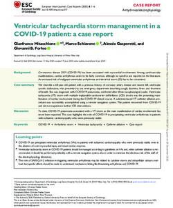 Ventricular tachycardia storm management in a COVID-19 patient: a case report