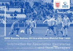 ESFA Danone Nations U11 9-a-side Inter-District Cup