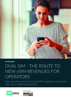 DUAL SIM THE ROUTE TO NEW eSIM REVENUES FOR OPERATORS - How operators can harness dual SIM adoption so they don't miss out on eSIM opportunities ...
