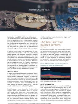 Digital assets - today and tomorrow - Maerki Baumann & Co. AG