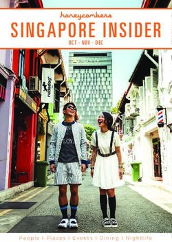 SINGAPORE INSIDER OCT NOV DEC - People I Places I Events I Dining I Nightlife - Visit Singapore