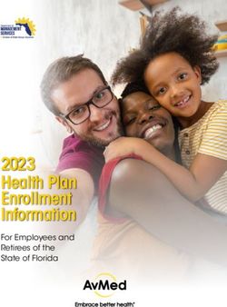 2023 Health Plan Enrollment Information - For Employees and Retirees of the State of Florida
