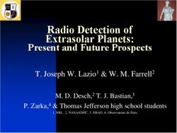 Radio Detection of Extrasolar Planets: Present and Future Prospects T. Joseph W. Lazio1 & W. M. Farrell2