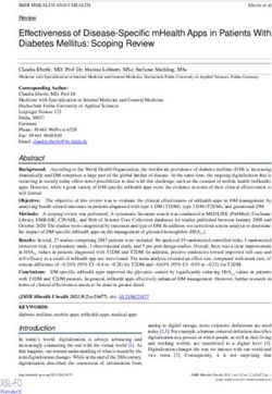 Effectiveness of Disease-Specific mHealth Apps in Patients With Diabetes Mellitus: Scoping Review