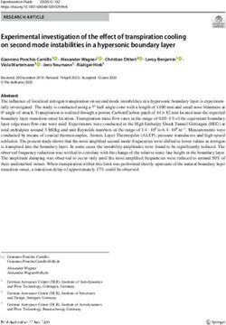 Experimental investigation of the effect of transpiration cooling on second mode instabilities in a hypersonic boundary layer - DLR