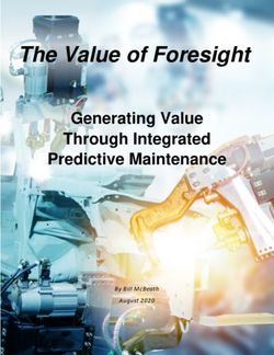 The Value of Foresight - Generating Value Through Integrated Predictive Maintenance - Oracle