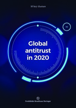 Global antitrust in 2020 - 10 key themes - Freshfields Bruckhaus Deringer