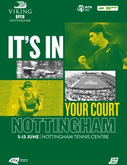 5-13 JUNE | NOTTINGHAM TENNIS CENTRE - LTA