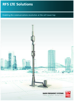 RFS LTE Solutions Enabling the communications revolution at the cell tower top - The Clear Choice