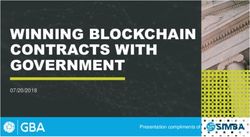 WINNING BLOCKCHAIN CONTRACTS WITH GOVERNMENT - 07/20/2018 Presentation compliments of