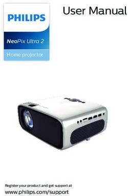 User Manual NeoPix Ultra 2 - Home projector