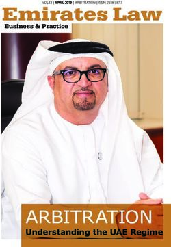 EMIRATES LAW - ARBITRATION UNDERSTANDING THE UAE REGIME - LEXISNEXIS