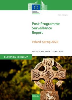 Post-Programme Surveillance Report - Ireland, Spring 2022 EUROPEAN ECONOMY
