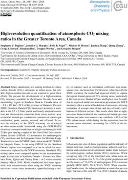 High-resolution quantification of atmospheric CO2 mixing ratios in the Greater Toronto Area, Canada - Atmos. Chem. Phys