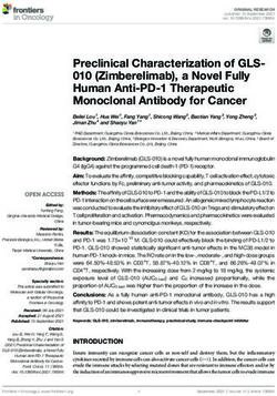 Preclinical Characterization of GLS- 010 (Zimberelimab), a Novel Fully Human Anti-PD-1 Therapeutic Monoclonal Antibody for Cancer - Frontiers