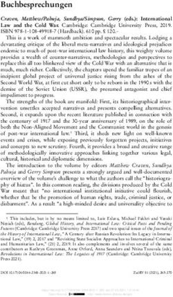 Buchbesprechungen - Nomos eLibrary
