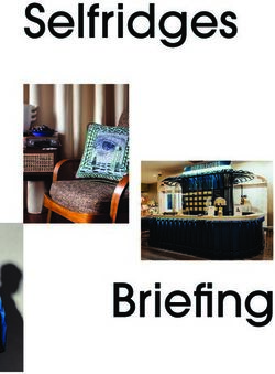 Selfridges - Briefing - Selfridges Press