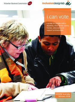 I can vote - victoria, australia february 2018 - Inclusion Melbourne