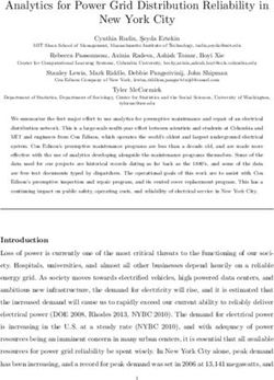 Analytics for Power Grid Distribution Reliability in New York City