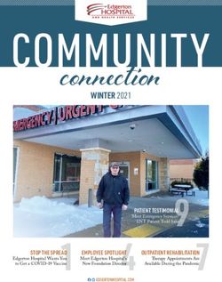 C nnection WINTER 2021 - Edgerton Hospital
