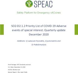 Safety Platform for Emergency vACcines - SO2-D2.1.2 Priority List of COVID-19 Adverse events of special interest: Quarterly update December 2020