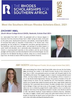 Meet the Southern African Rhodes Scholars-Elect, 2021